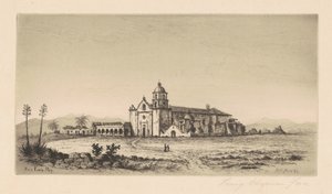 Missão San Luis Rey de Francia, 1883.