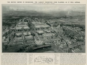 O Império Britânico em Microcosmos (litografia)
