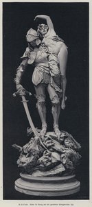 São Jorge e a donzela resgatada (gravura)