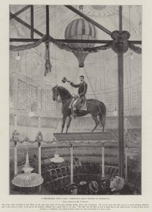 Um notável disco de circo, descida rápida de cavalo de Corradini de Henry Charles Seppings Wright