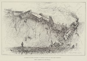 Acidente com o trem do Imperador da Rússia na Ferrovia Azov de Henry Charles Seppings Wright