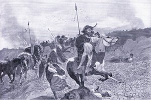 Um antigo ataque aos hunos 180 aC de Henry Charles Seppings Wright