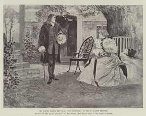 New Play do Sr. Henry James, Guy Domville, no St James&39;s Theatre de Henry Charles Seppings Wright