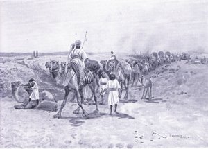 Soloman envia presentes para Hiram de Henry Charles Seppings Wright