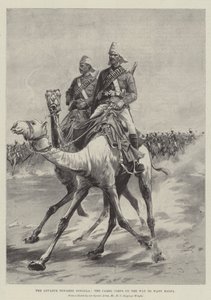 O avanço em direção a Dongola, o corpo de camelos no caminho para Wady Halfa de Henry Charles Seppings Wright