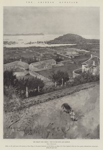 A Questão Chinesa, o Tratado Port Chefoo, Vista da Cidade e Porto de Henry Charles Seppings Wright