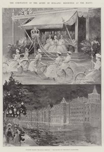 A coroação da rainha da Holanda, Rejoicings em Haia de Henry Charles Seppings Wright