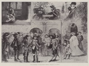 Os Mosqueteiros, no Teatro de Sua Majestade, Tableaux I, II e III de Henry Charles Seppings Wright