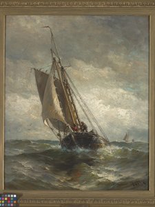 Correr para Anchorage (óleo sobre tela) de Henry Chase