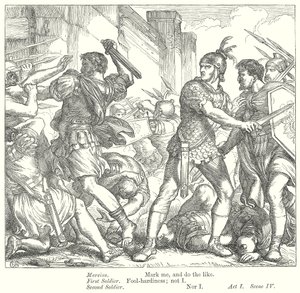 Coriolanus (gravura) de Henry Courtney (after) Selous