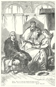 Hamlet (gravura) de Henry Courtney (after) Selous