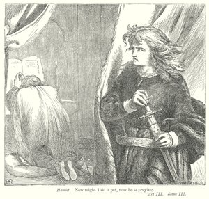 Hamlet (gravura) de Henry Courtney (after) Selous