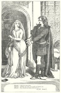 Hamlet (gravura) de Henry Courtney (after) Selous
