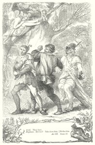 A Tempestade (gravura) de Henry Courtney (after) Selous