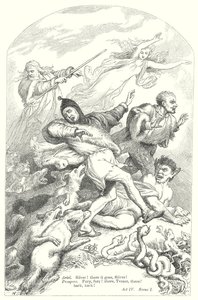 A Tempestade (gravura) de Henry Courtney (after) Selous