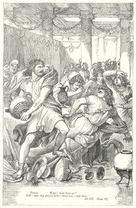 Timão de Atenas (gravura) de Henry Courtney (after) Selous