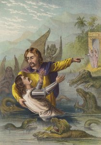 Atravessando o rio (chromolitho)