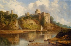Castelo de Pembroke (óleo sobre tela)