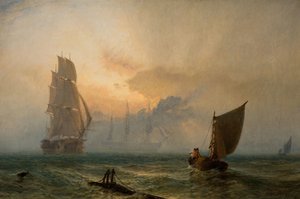 As paredes de madeira da Inglaterra, 1856.