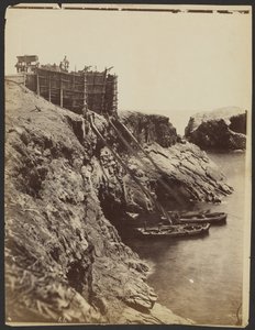 Tiros para carregar os isqueiros com guano, Ilhas Chincha de Henry DeWitt Moulton