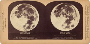 "Lua Cheia", 1860 (foto) de Henry Draper
