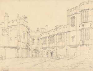 Galeria da Rainha Elizabeth e Portão do Príncipe Negro, Windsor de Henry Edridge