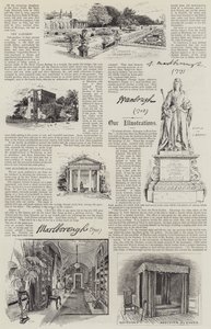 Blenheim Palace Illustrated (litho) de Henry Edward Tidmarsh