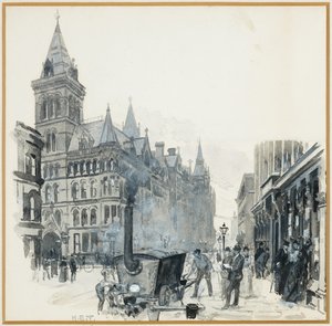 Corporation Road Making, Princess Street e Town Hall de Henry Edward Tidmarsh