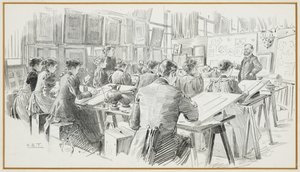 Sala de Desenho, Escola Municipal de Arte de Henry Edward Tidmarsh