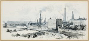 Lower Broughton a partir de Crescent, Salford de Henry Edward Tidmarsh