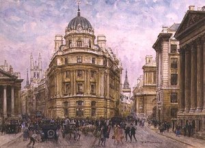 Fora da Mansion House, Londres de Henry Edward Tidmarsh