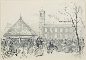 Sábado à tarde em Ardwick Green de Henry Edward Tidmarsh