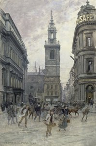 Walbrook e mansão de St. Stephen, cerca de 1895