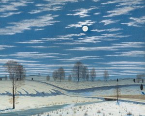Cena de inverno no luar, 1869.