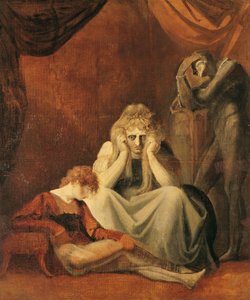 &39;Here I and Sorrow Sit&39;, Ato II Cena I de &39;King John&39; de William Shakespeare (1564-1616) 1783 de Johann Heinrich Füssli