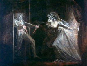 Lady Macbeth Apreendendo as Adagas, exibida em 1812