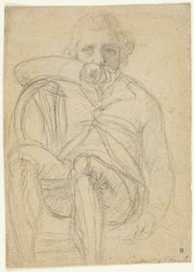 Retrato de Fuseli (anverso); Esboço de uma mão (verso)