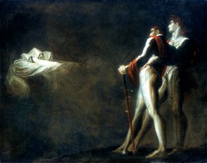As três bruxas que aparecem em Macbeth e Banquo, final do século XVIII