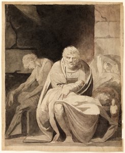 Ugolino e os seus filhos morrem à fome na torre