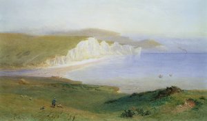 As sete irmãs e a boca do Cuckmere, 1881 (wc)