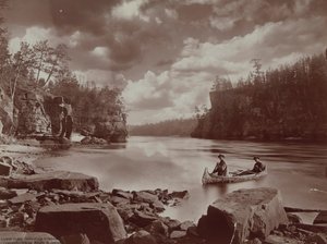 Lower Jaws, Dells of the Wisconsin, 1903 (foto) de Henry Hamilton Bennett
