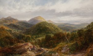 O acampamento britânico e o farol de Herefordshire, 1872