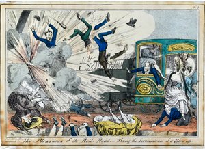 Os prazeres da estrada de ferro. Mostrando a Inconveniência de uma Explosão de Henry Heath