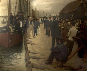 Uma missão aos marinheiros, 1891 de Henry Herbert La Thangue