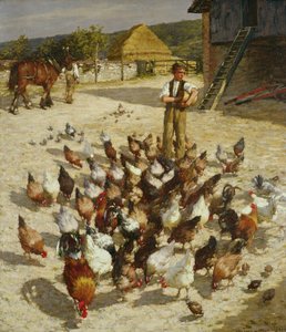 Uma quinta em Sussex de Henry Herbert La Thangue