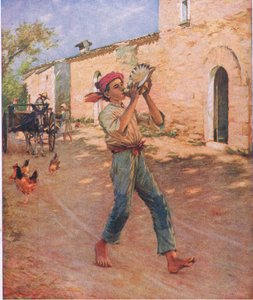 Chorando peixe na Espanha, ilustração da minha revista, 1925