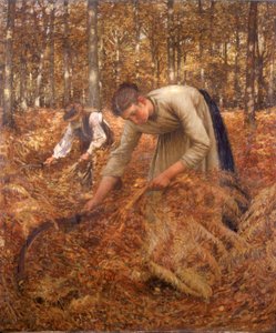 Recolhendo Bracken, c.1899 de Henry Herbert La Thangue