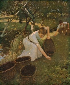 Gathering Plums, 1901, c1930. de Henry Herbert La Thangue