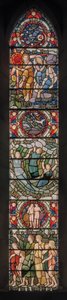 Janela Benedicite, c.1895 (vitral) de Henry Holiday