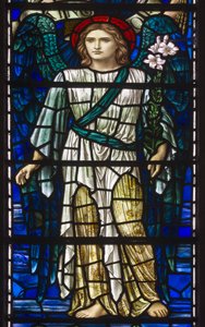 Buckland, St Mary, Lowndes e Drury, Henry Holiday, O Arcanjo Gabriel, 1918 de Henry Holiday